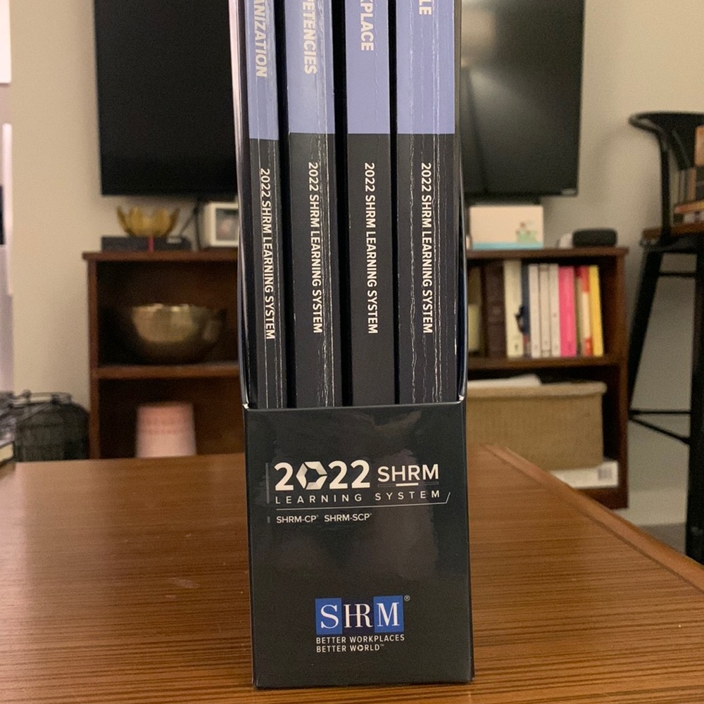 2022 SHRM Learning System books for SHRM-CP and SHRM-SCP exams